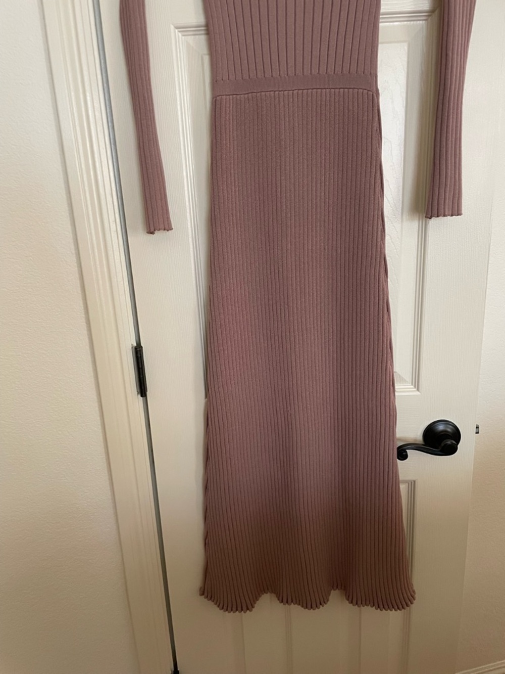 Express Ribbed Long Sleeve Maxi Dress XS - Picture 7 of 11